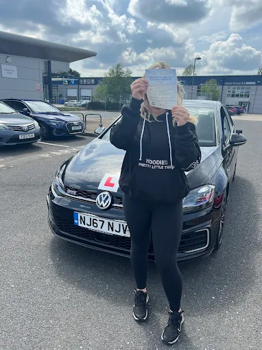 manual driving lesson passed